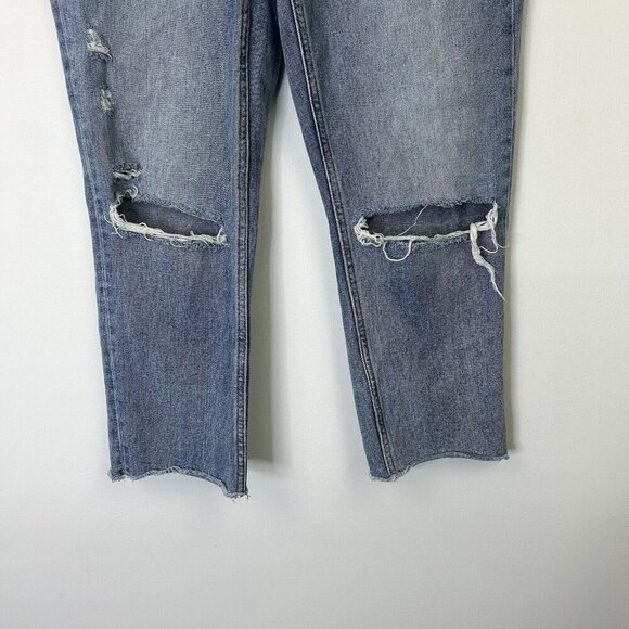 Vervet Super High Rise Beverly Slim Straight Jeans Womens Size 29 Ankle Crop - Picture 6 of 10
